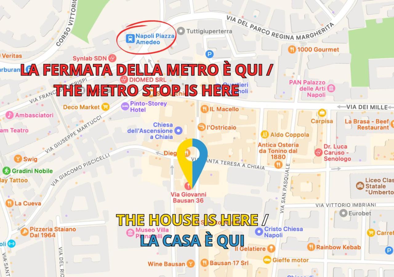 Metro Amedeo - Stanza Privata Con Vasca Idromassaggio Apartment Naples Exterior photo